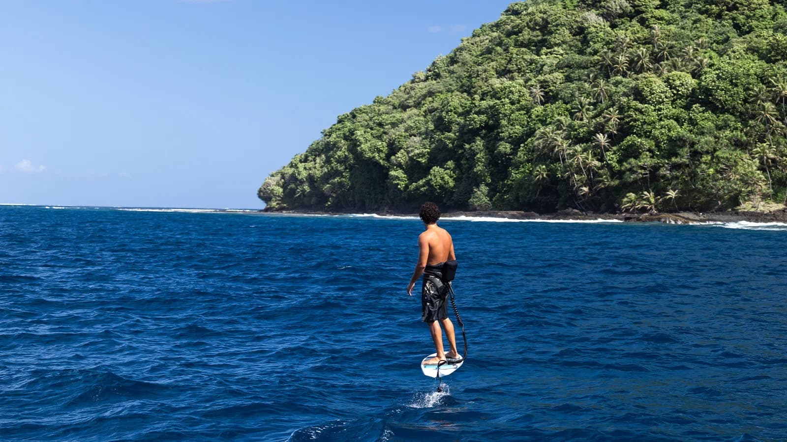 FLY ABOVE THE WATER.
